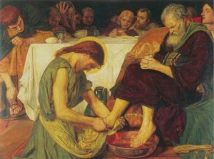 "Jesus Washing Peter's Feet" (by Ford Maddox Brown)